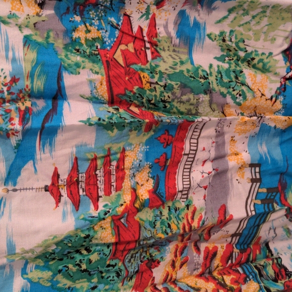 Clio  chinoiserie skirt - Picture 3 of 4